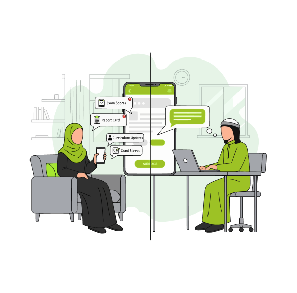 Ilmify Integrated Communication Hub Illustration
