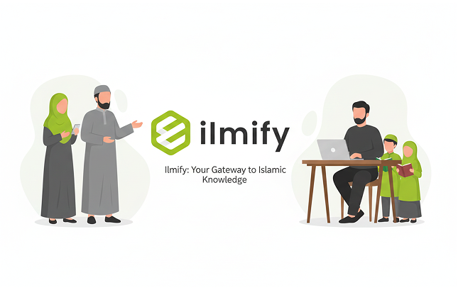 Ilmify Educational Platform Knowledge Transformation Illustration