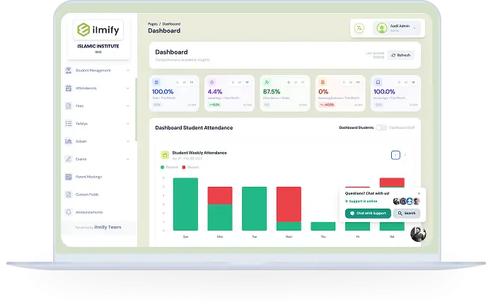 Ilmify Dashboard Mockup
