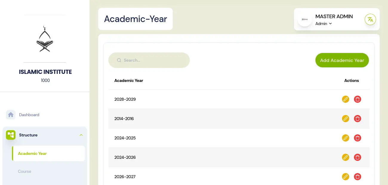 Academic Year