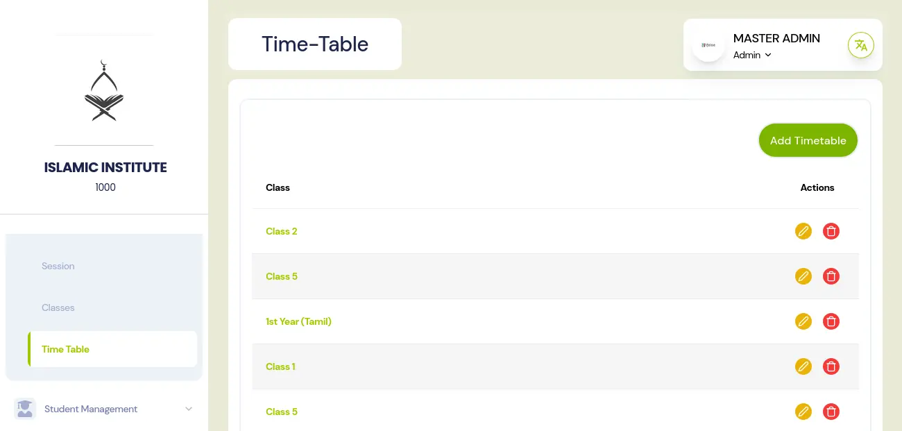 Time-Table