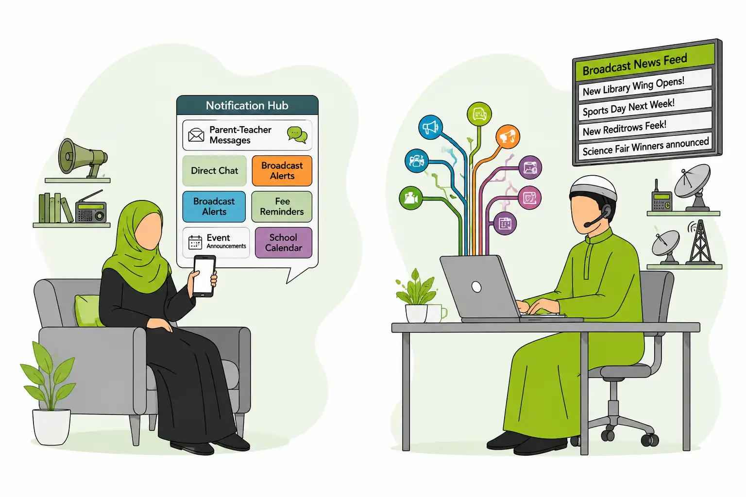 Parent-Teacher Communication App for Schools in Saudi Arabia